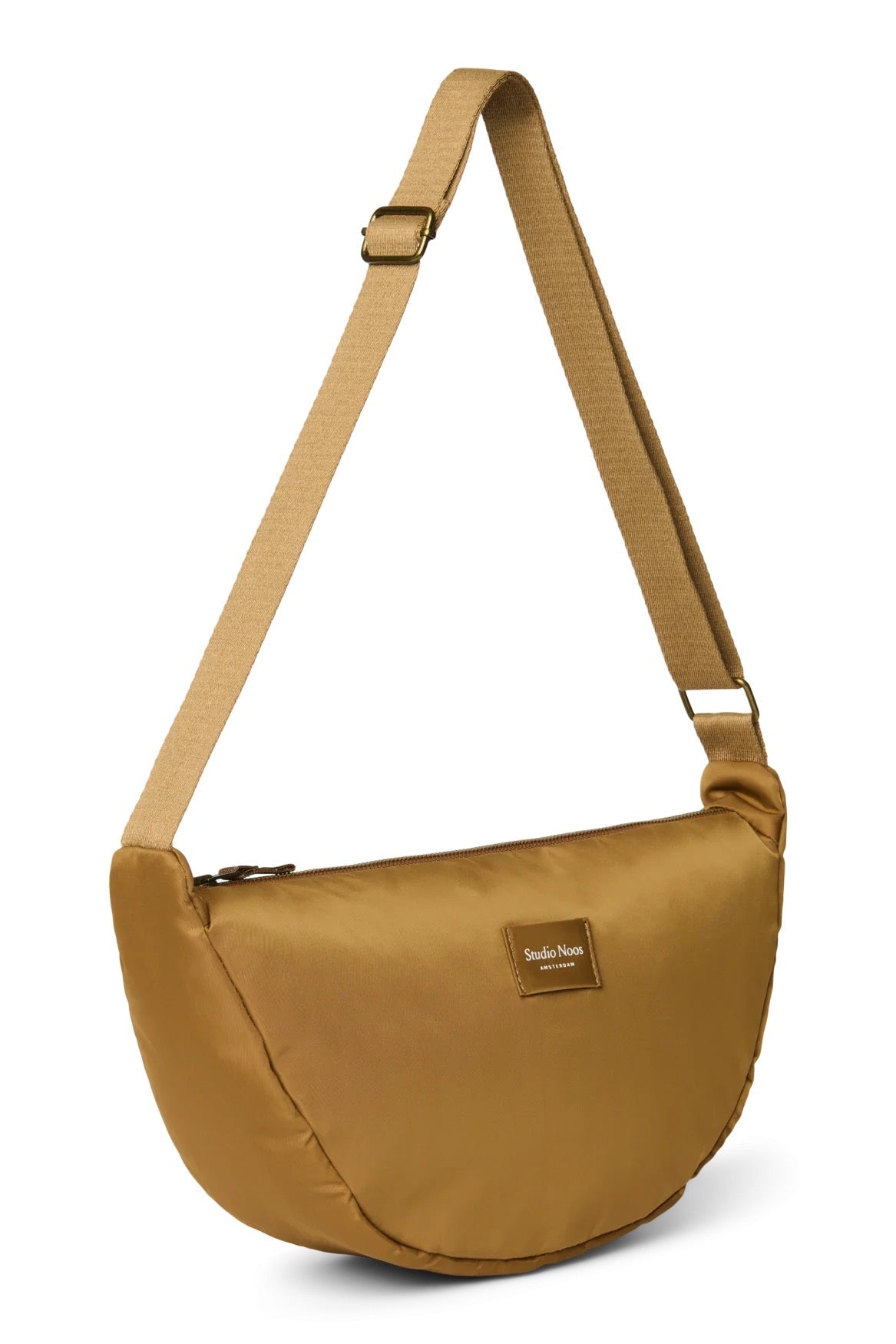 Crossbody ledvinka STUDIO NOOS Brown Technical Puffy | Lavly.cz