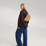 Crossbody ledvinka STUDIO NOOS Brown Technical Puffy | Lavly.cz
