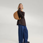 Crossbody ledvinka STUDIO NOOS Brown Technical Puffy | Lavly.cz