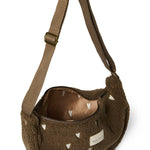Crossbody ledvinka STUDIO NOOS Brown Teddy Hearts | Stylové doplňky pro děti a ženy | Lavly.cz