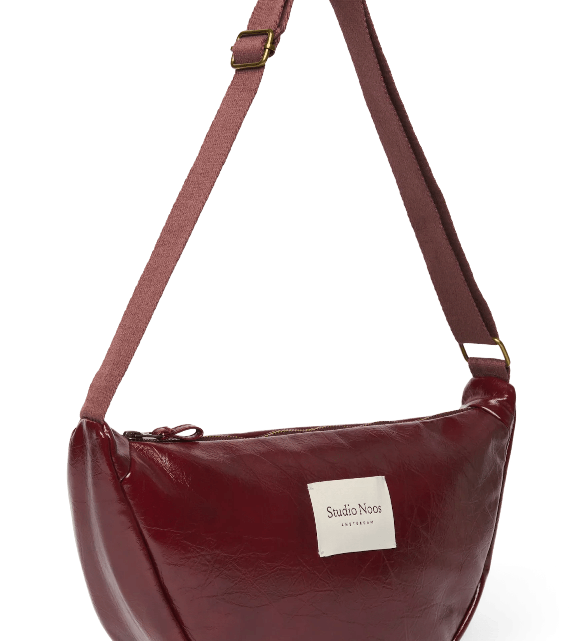 Crossbody ledvinka STUDIO NOOS Burgundy Vegan Leather | Lavly.cz