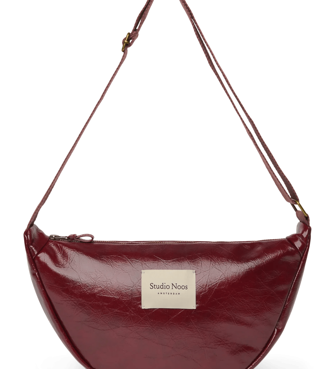 Crossbody ledvinka STUDIO NOOS Burgundy Vegan Leather | Lavly.cz