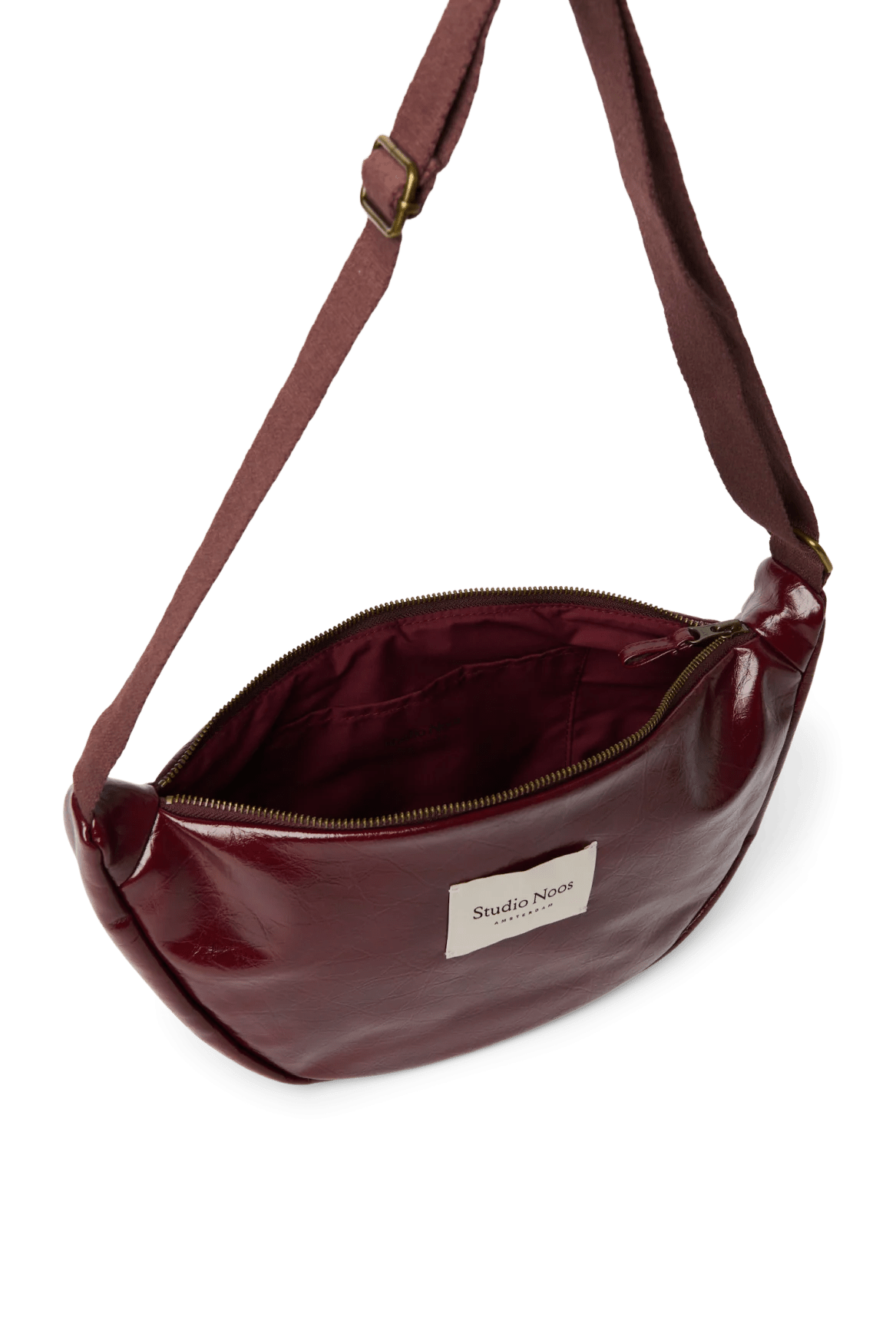 Crossbody ledvinka STUDIO NOOS Burgundy Vegan Leather | Lavly.cz