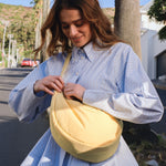 Crossbody ledvinka STUDIO NOOS Butter Yellow Textured Puffy | Lavly.cz