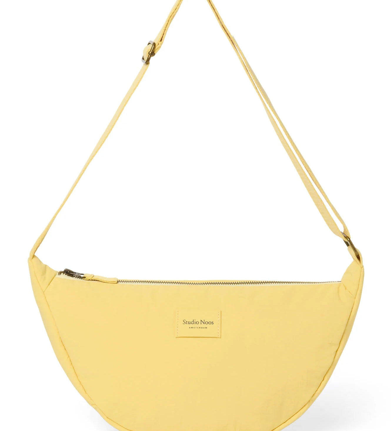 Crossbody ledvinka STUDIO NOOS Butter Yellow Textured Puffy | Lavly.cz