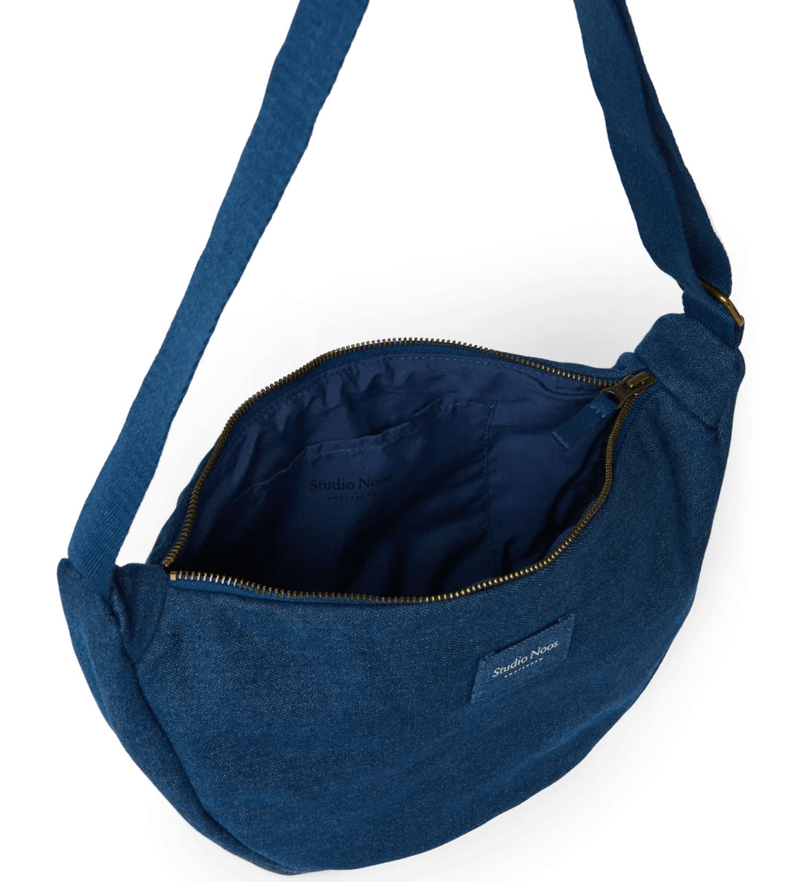 Crossbody ledvinka STUDIO NOOS Dark Blue Denim | Lavly.cz