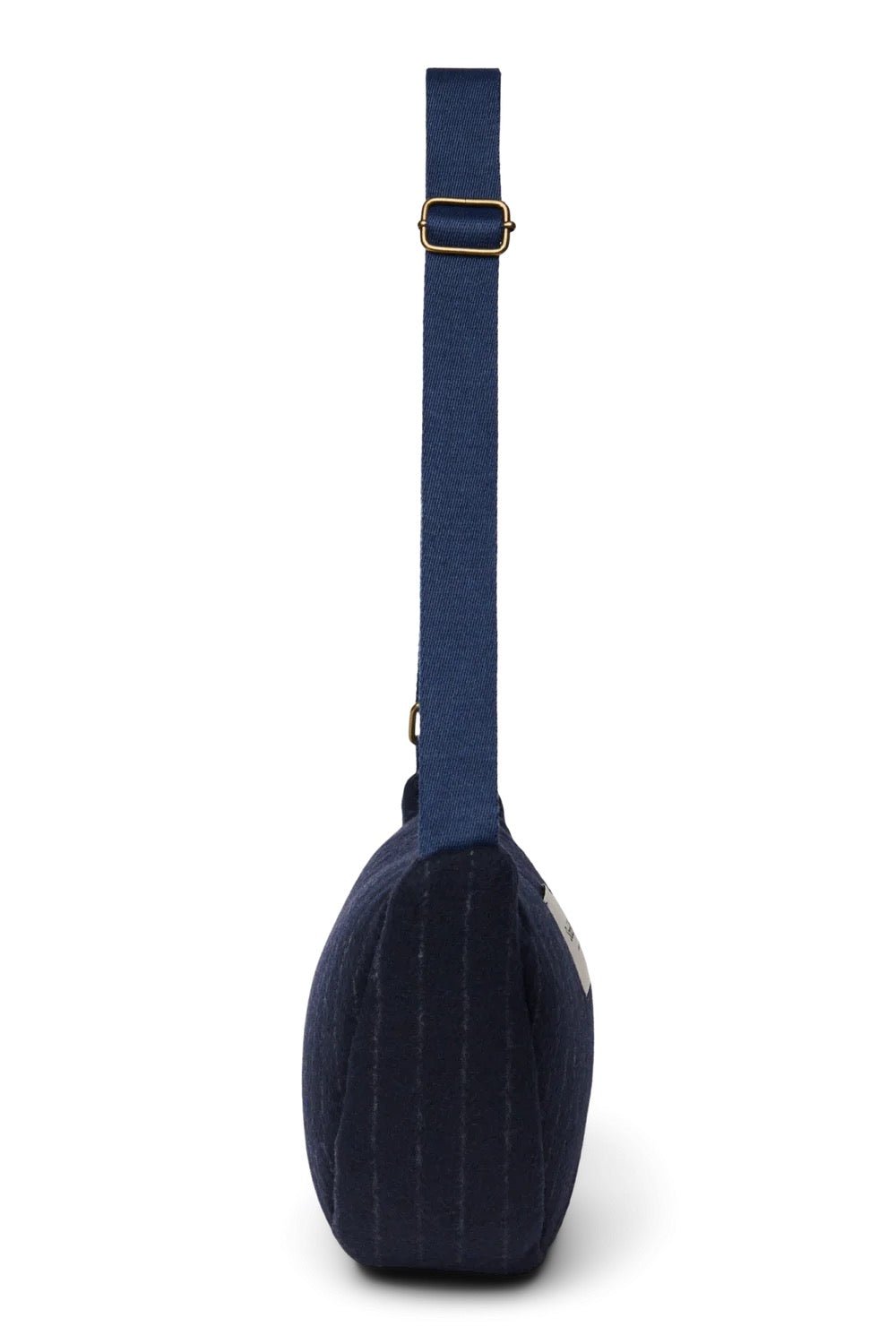 Crossbody ledvinka STUDIO NOOS Dark Blue Flannel Chalkstripe | Lavly.cz