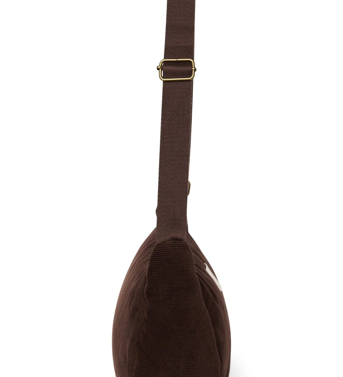 Crossbody ledvinka STUDIO NOOS Dark Brown Rib Puffy | Lavly.cz