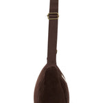 Crossbody ledvinka STUDIO NOOS Dark Brown Rib Puffy | Lavly.cz
