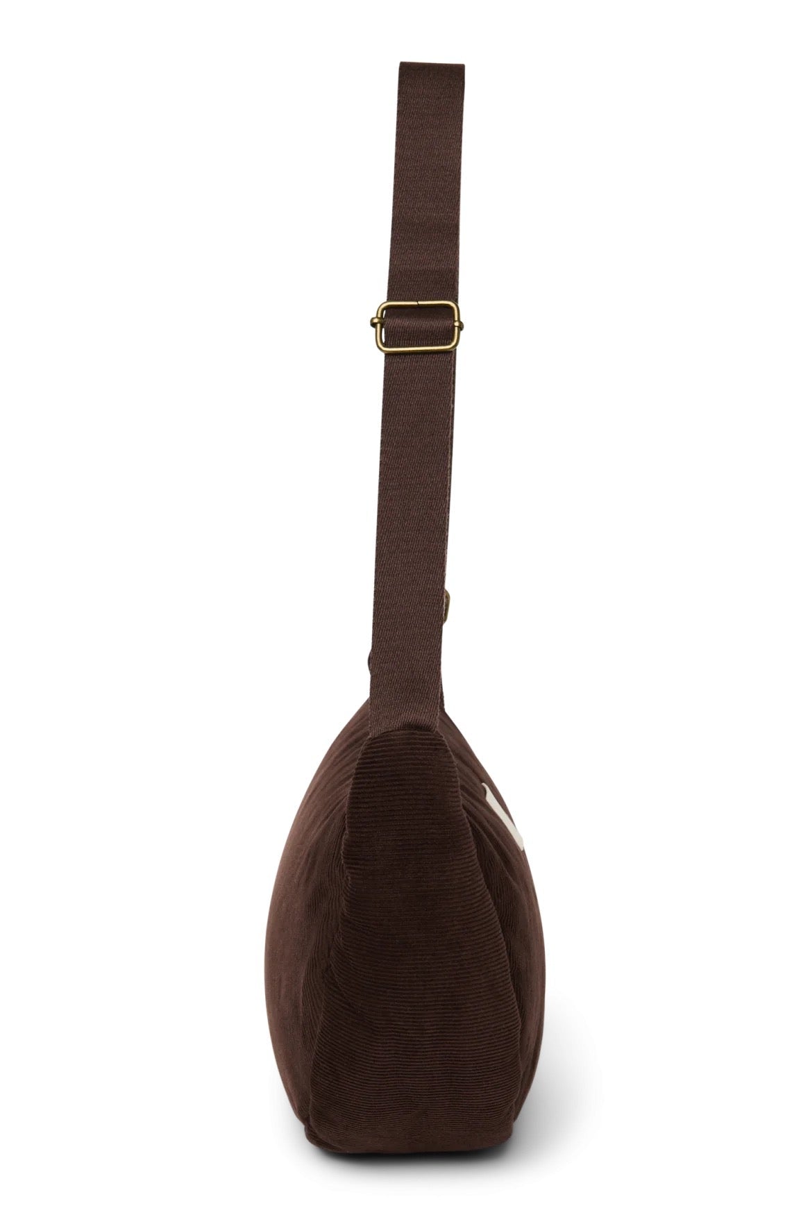 Crossbody ledvinka STUDIO NOOS Dark Brown Rib Puffy | Lavly.cz