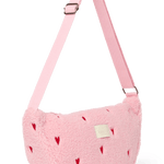 Crossbody ledvinka STUDIO NOOS Light Pink Teddy Hearts | Lavly.cz