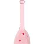 Crossbody ledvinka STUDIO NOOS Light Pink Teddy Hearts | Lavly.cz