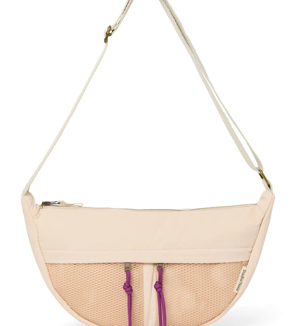 Crossbody ledvinka STUDIO NOOS Oatmeal Patchwork | Lavly.cz