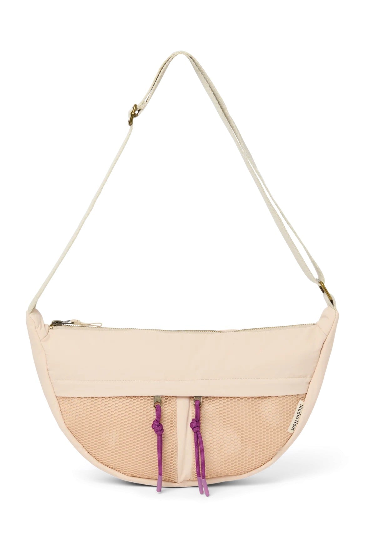 Crossbody ledvinka STUDIO NOOS Oatmeal Patchwork | Lavly.cz