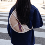 Crossbody ledvinka STUDIO NOOS Oatmeal Patchwork | Lavly.cz