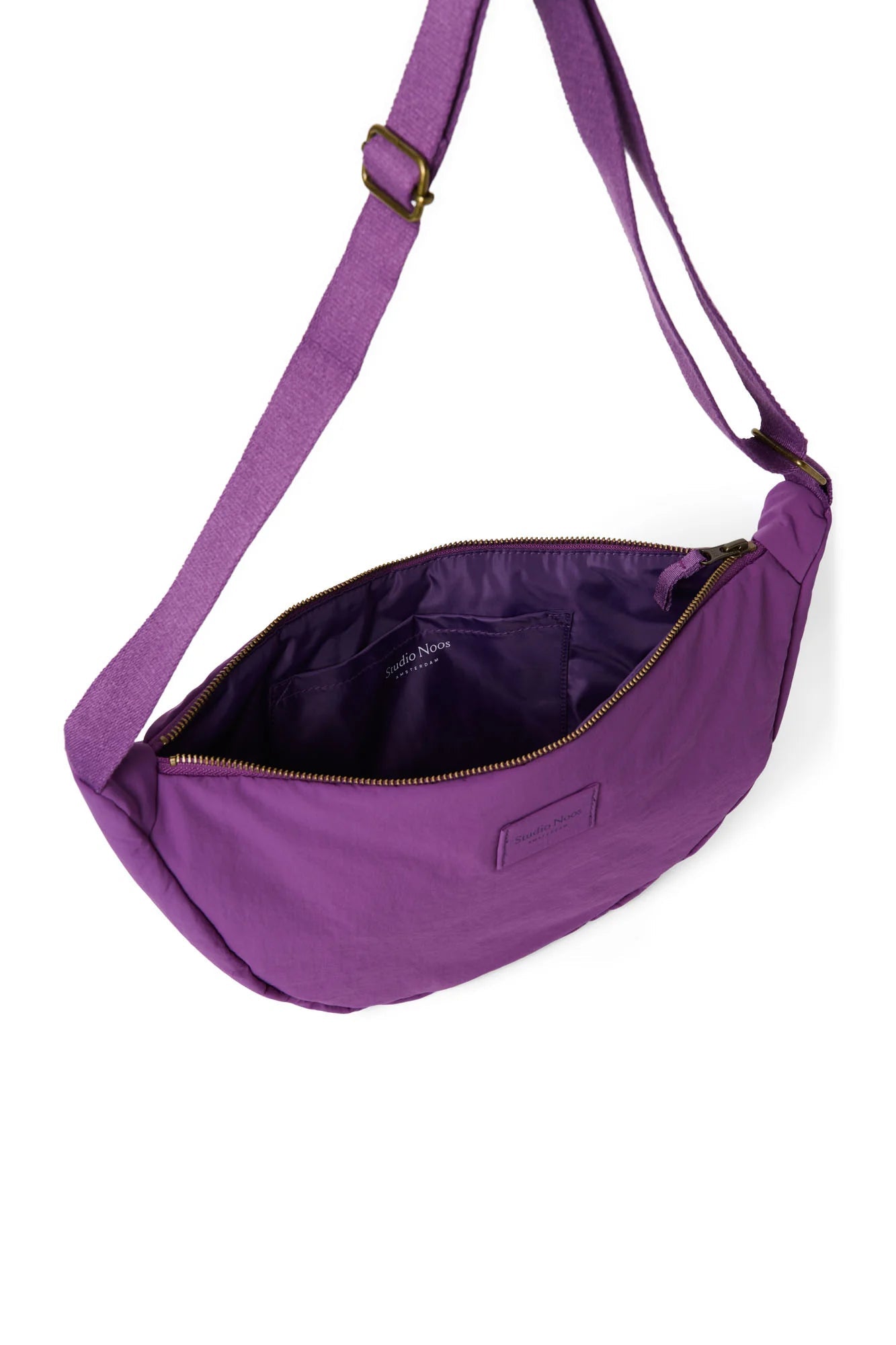 Crossbody ledvinka STUDIO NOOS Purple Textured Puffy | Lavly.cz