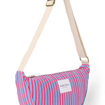 Crossbody ledvinka STUDIO NOOS Raspberry Poplin Striped | Lavly.cz