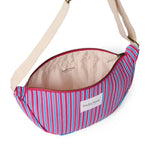 Crossbody ledvinka STUDIO NOOS Raspberry Poplin Striped | Lavly.cz