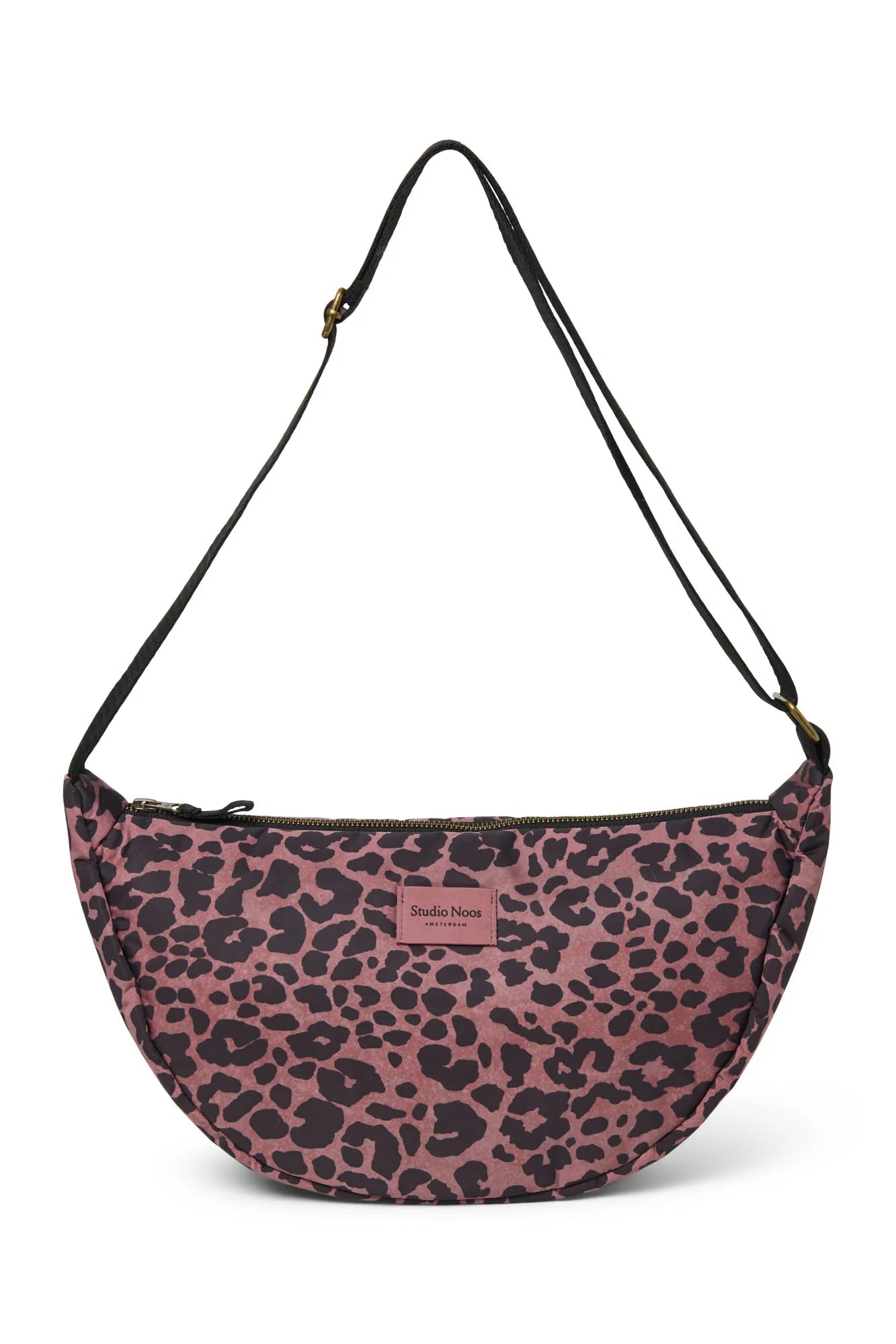 Crossbody ledvinka STUDIO NOOS Red Leopard Puffy | Lavly.cz