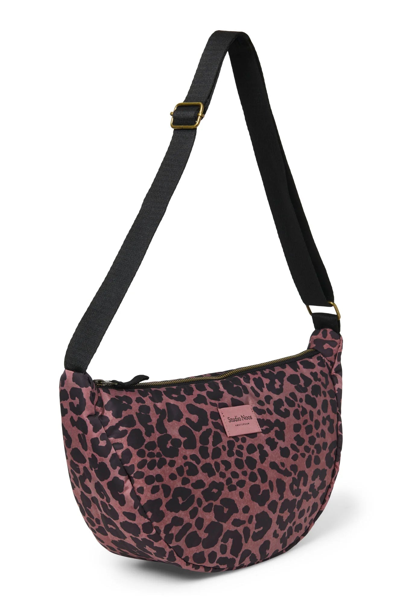 Crossbody ledvinka STUDIO NOOS Red Leopard Puffy | Lavly.cz