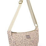 Crossbody ledvinka STUDIO NOOS Tonal Beige Leopard Puffy | Lavly.cz