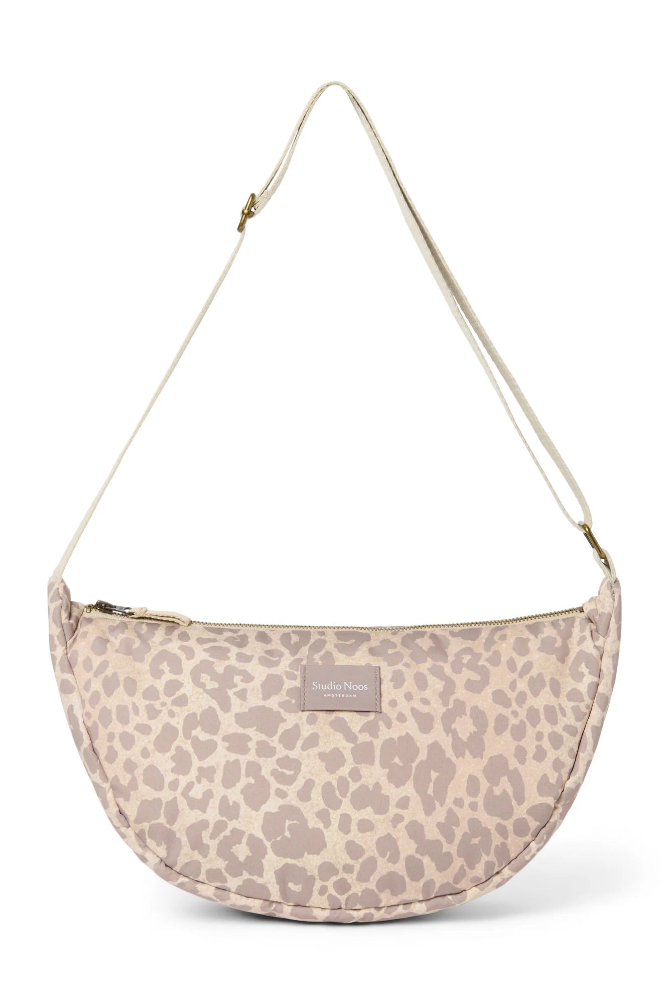 Crossbody ledvinka STUDIO NOOS Tonal Beige Leopard Puffy | Lavly.cz