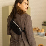 Crossbody ledvinka TINNE+MIA Cilou Black | Lavly.cz