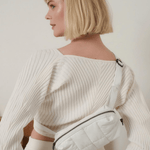 Crossbody ledvinka TINNE+MIA Cilou White | Lavly.cz