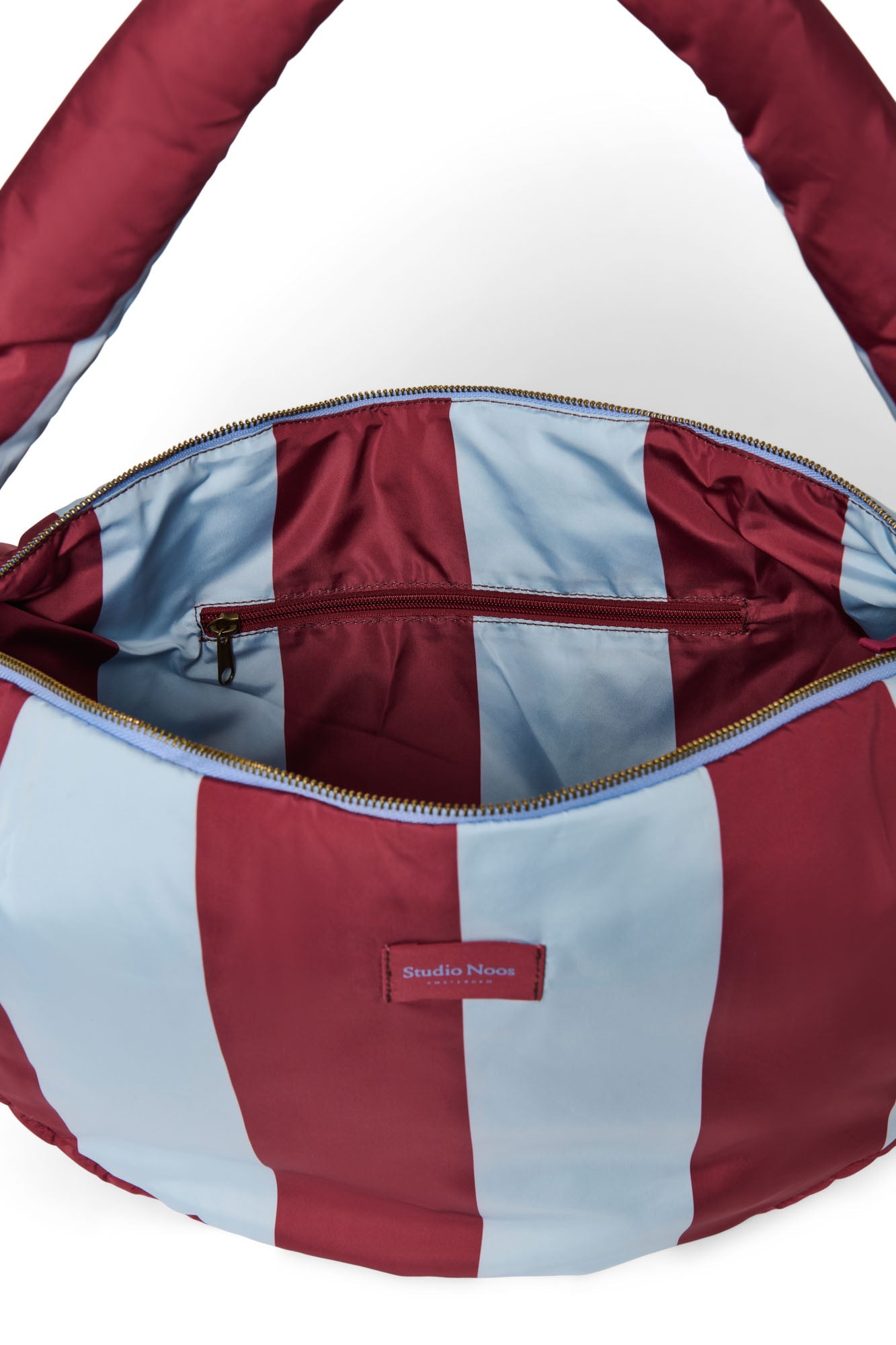 Crossbody taška STUDIO NOOS Bold Stripe Puffy Bordeaux/Light Blue | Stylové doplňky pro děti a ženy | Lavly.cz