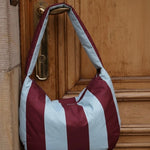 Crossbody taška STUDIO NOOS Bold Stripe Puffy Bordeaux/Light Blue | Stylové doplňky pro děti a ženy | Lavly.cz