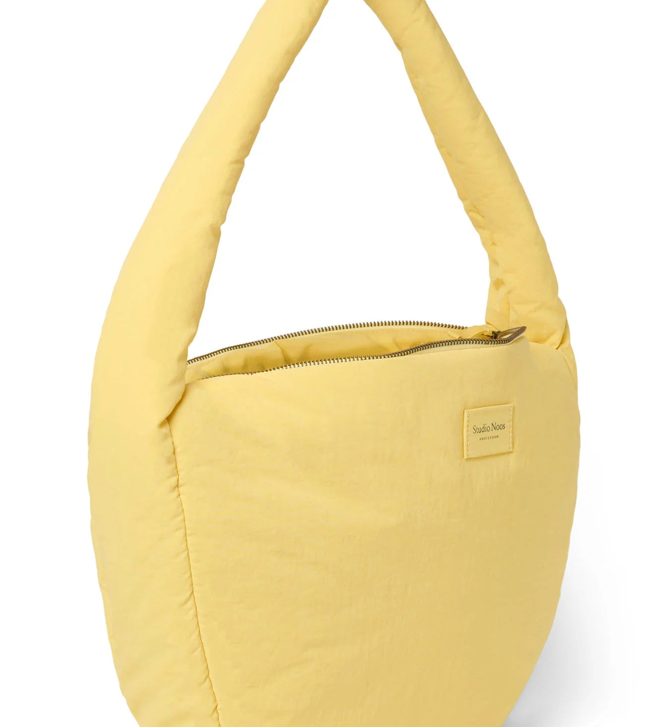 Crossbody taška STUDIO NOOS Butter Yellow Textured Puffy | Lavly.cz