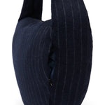 Crossbody taška STUDIO NOOS Dark Blue Flannel Chalkstripe | Lavly.cz