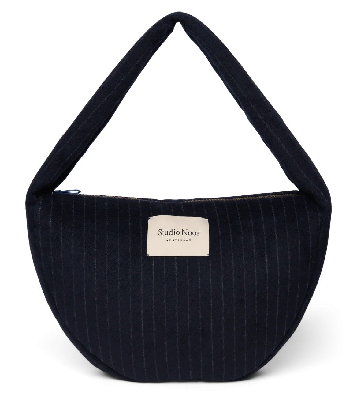Crossbody taška STUDIO NOOS Dark Blue Flannel Chalkstripe | Lavly.cz