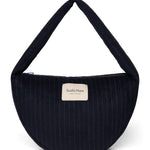 Crossbody taška STUDIO NOOS Dark Blue Flannel Chalkstripe | Lavly.cz