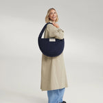Crossbody taška STUDIO NOOS Dark Blue Flannel Chalkstripe | Lavly.cz