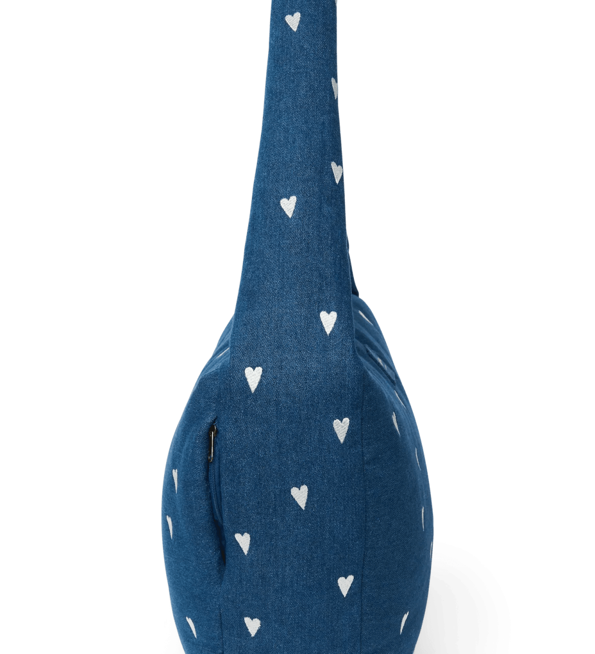 Crossbody taška STUDIO NOOS Dark Blue White Hearts Denim | Lavly.cz