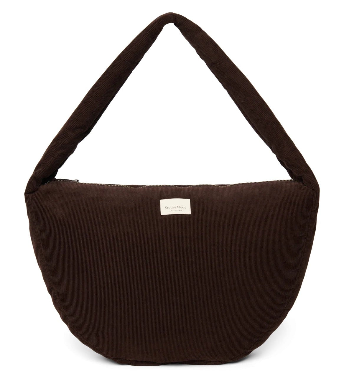 Crossbody taška STUDIO NOOS Dark Brown Rib Puffy | Lavly.cz