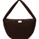 Crossbody taška STUDIO NOOS Dark Brown Rib Puffy | Lavly.cz