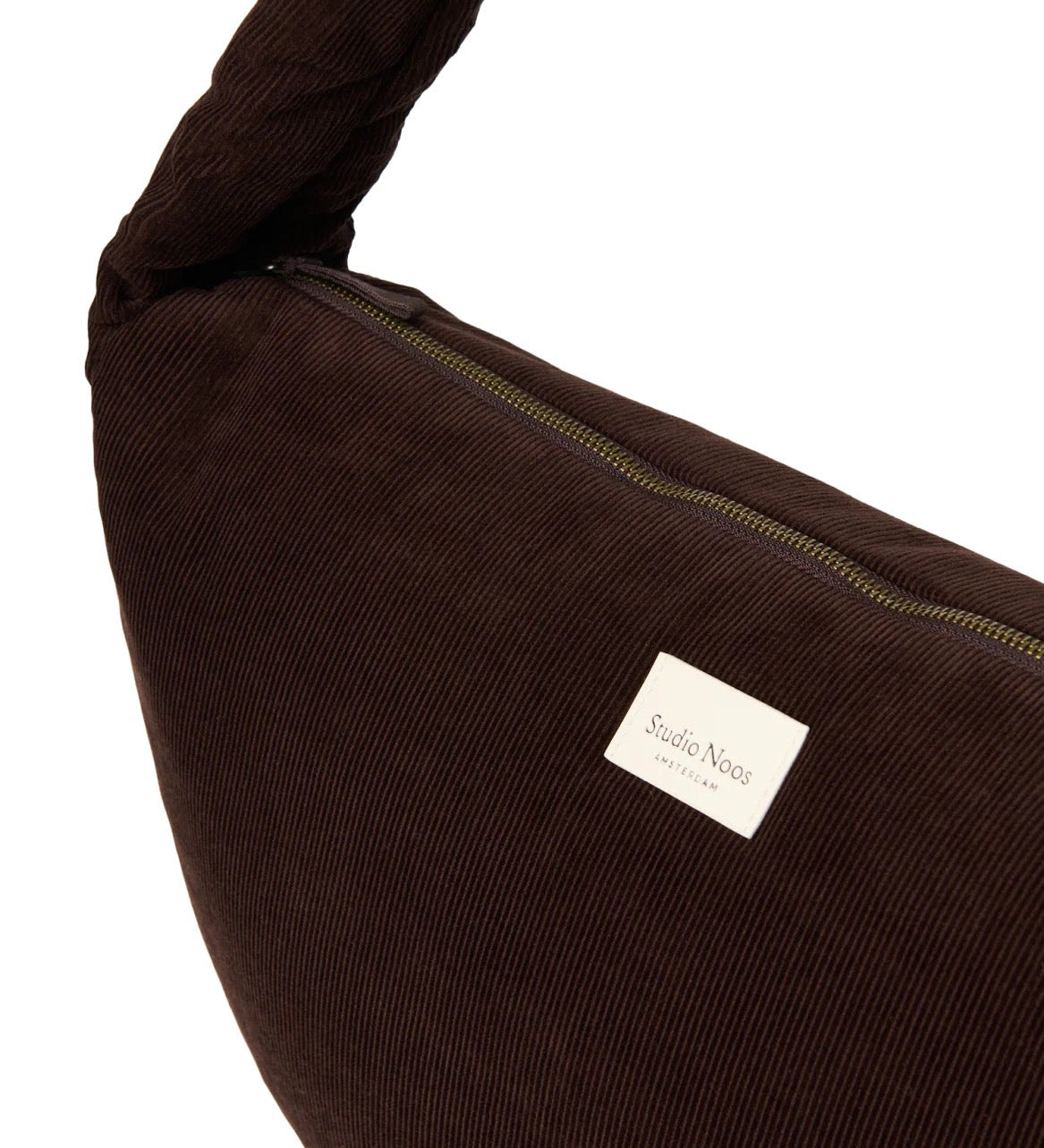 Crossbody taška STUDIO NOOS Dark Brown Rib Puffy | Lavly.cz