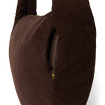 Crossbody taška STUDIO NOOS Dark Brown Rib Puffy | Lavly.cz