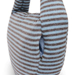 Crossbody taška STUDIO NOOS Light Blue / Brown Stripy Wool | Lavly.cz