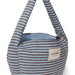 Crossbody taška STUDIO NOOS Light Blue / Brown Stripy Wool | Lavly.cz