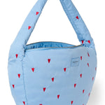Crossbody taška STUDIO NOOS Light Blue Hearts Puffy | Lavly.cz