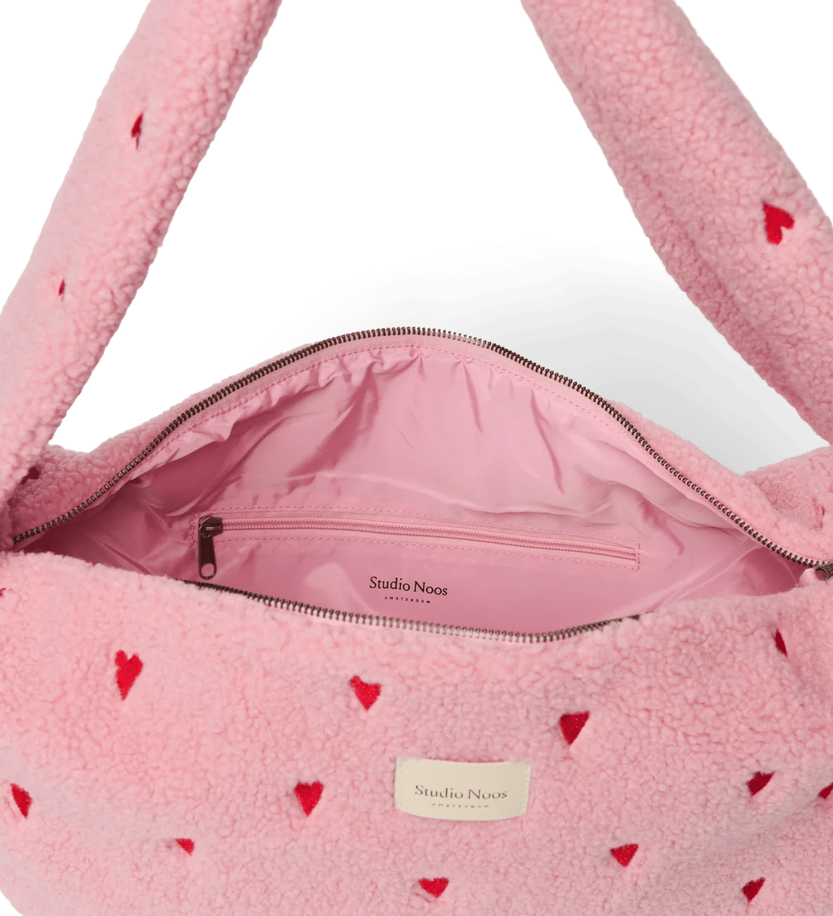 Crossbody taška STUDIO NOOS Light Pink Teddy Hearts | Lavly.cz
