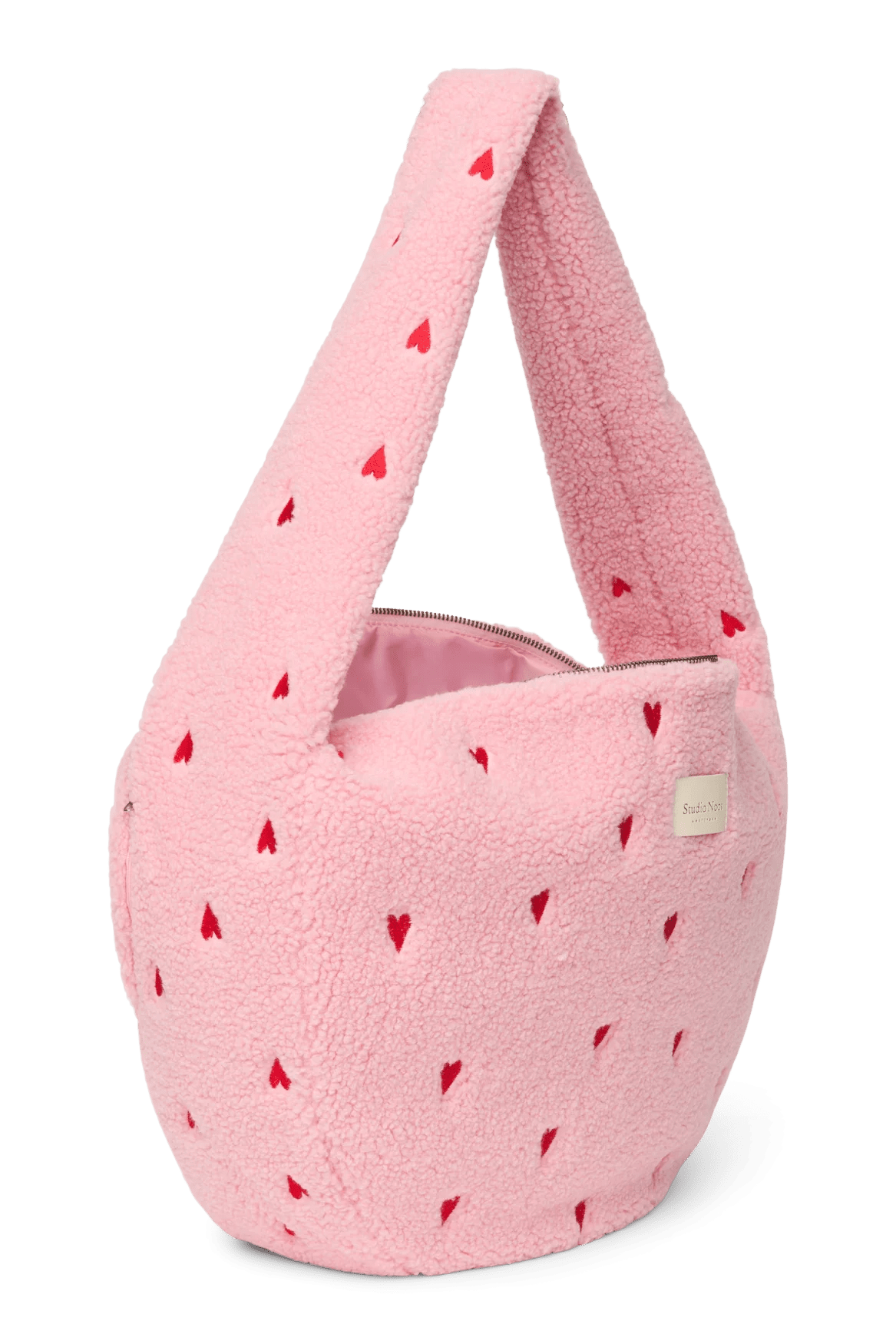 Crossbody taška STUDIO NOOS Light Pink Teddy Hearts | Lavly.cz