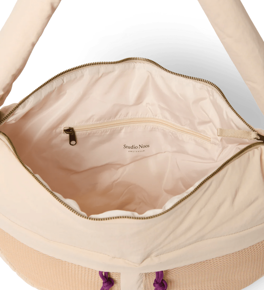 Crossbody taška STUDIO NOOS Oatmeal Patchwork | Lavly.cz