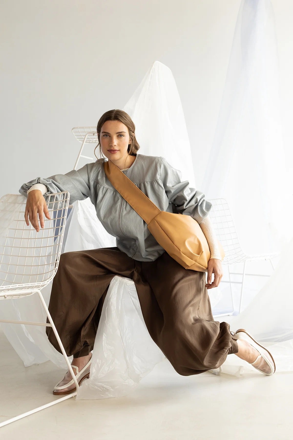Crossbody taška TINNE+MIA Lot Bold Clay | Lavly.cz