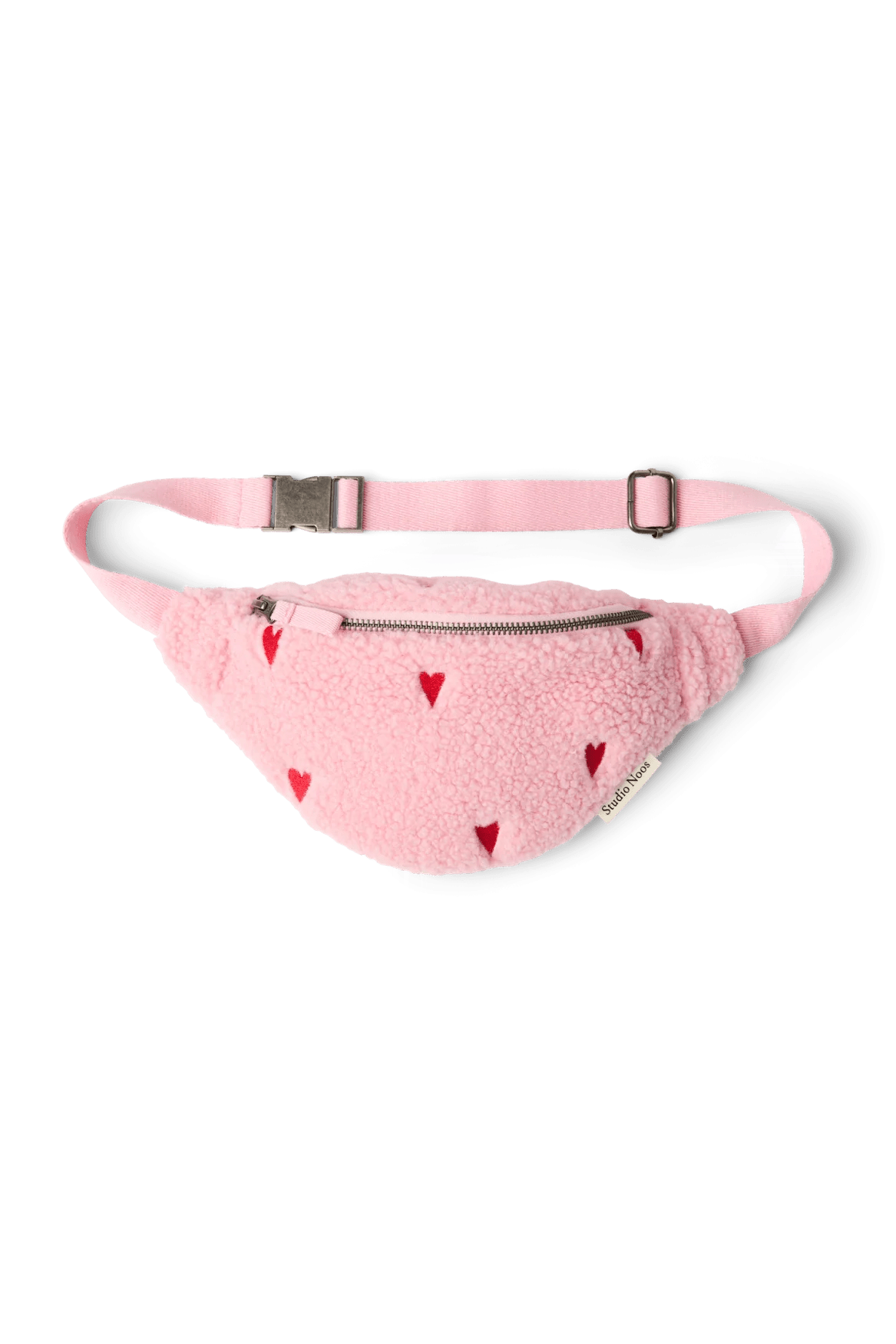 Dětská crossbody ledvinka STUDIO NOOS Light Pink Teddy Hearts | Lavly.cz