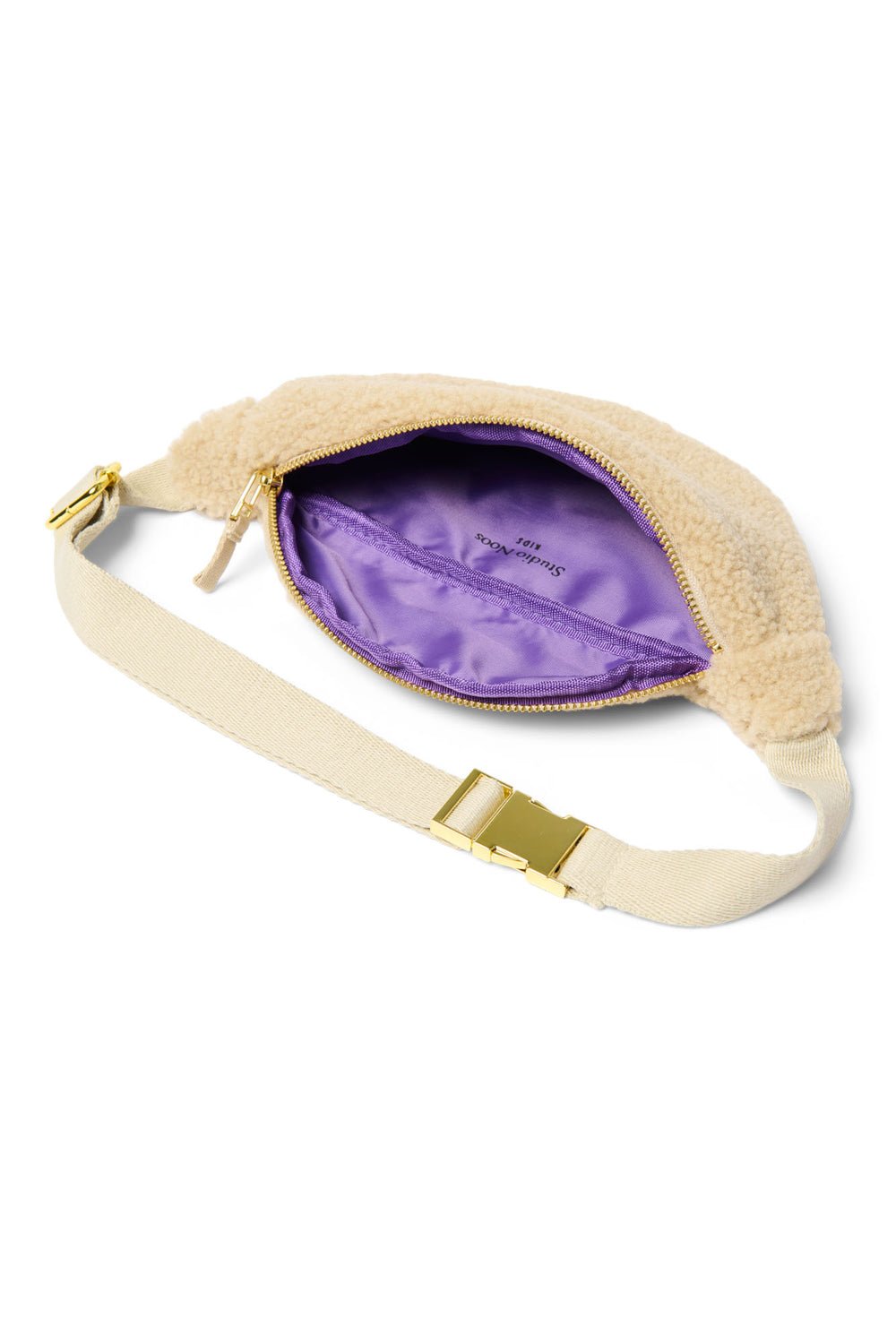 Dětská crossbody ledvinka STUDIO NOOS Teddy Ecru - Se jménem | Stylové doplňky pro děti a ženy | Lavly.cz