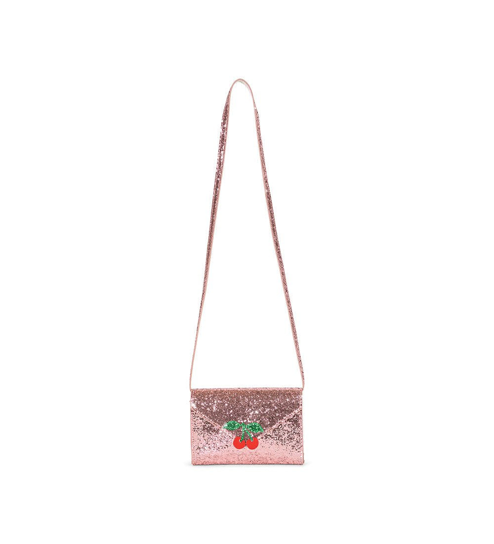 Dětská kabelka KONGES SLOJD Love Letter Pink Glitter | Stylové doplňky pro děti a ženy | Lavly.cz